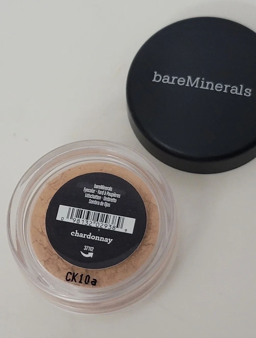 bareMinerals Eye Color Loose Powder 0.56g / 0.02 oz Mini Size CHARDONNAY